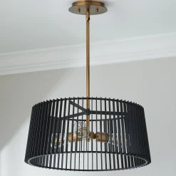 Concertina Convertible Semi-Flush Ceiling Light