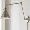 Cone Pivot Shade Double Joint Swing Arm