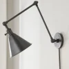 Cone Pivot Shade Double Joint Swing Arm