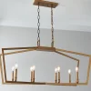 Conservative Contemporary Island Chandelier