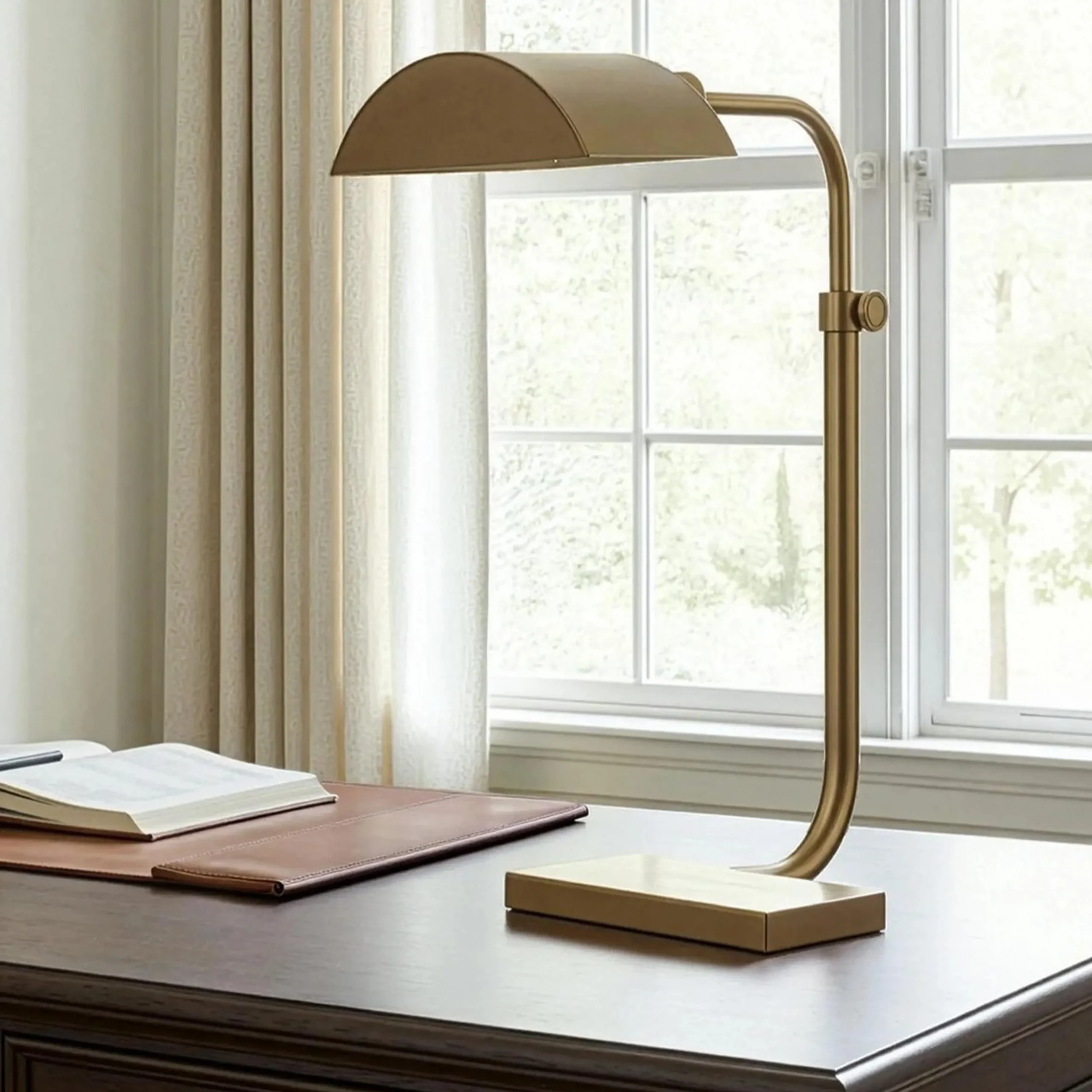 Contemporary Curve Desk Lamp