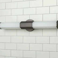 Contemporary Hexagon LED Vanity Light - Small