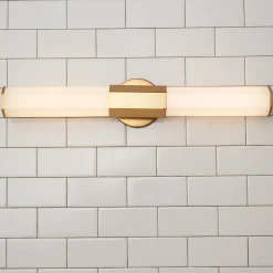 Contemporary Hexagon LED Vanity Light - Small