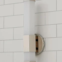 Contemporary Hexagon LED Bath Sconce