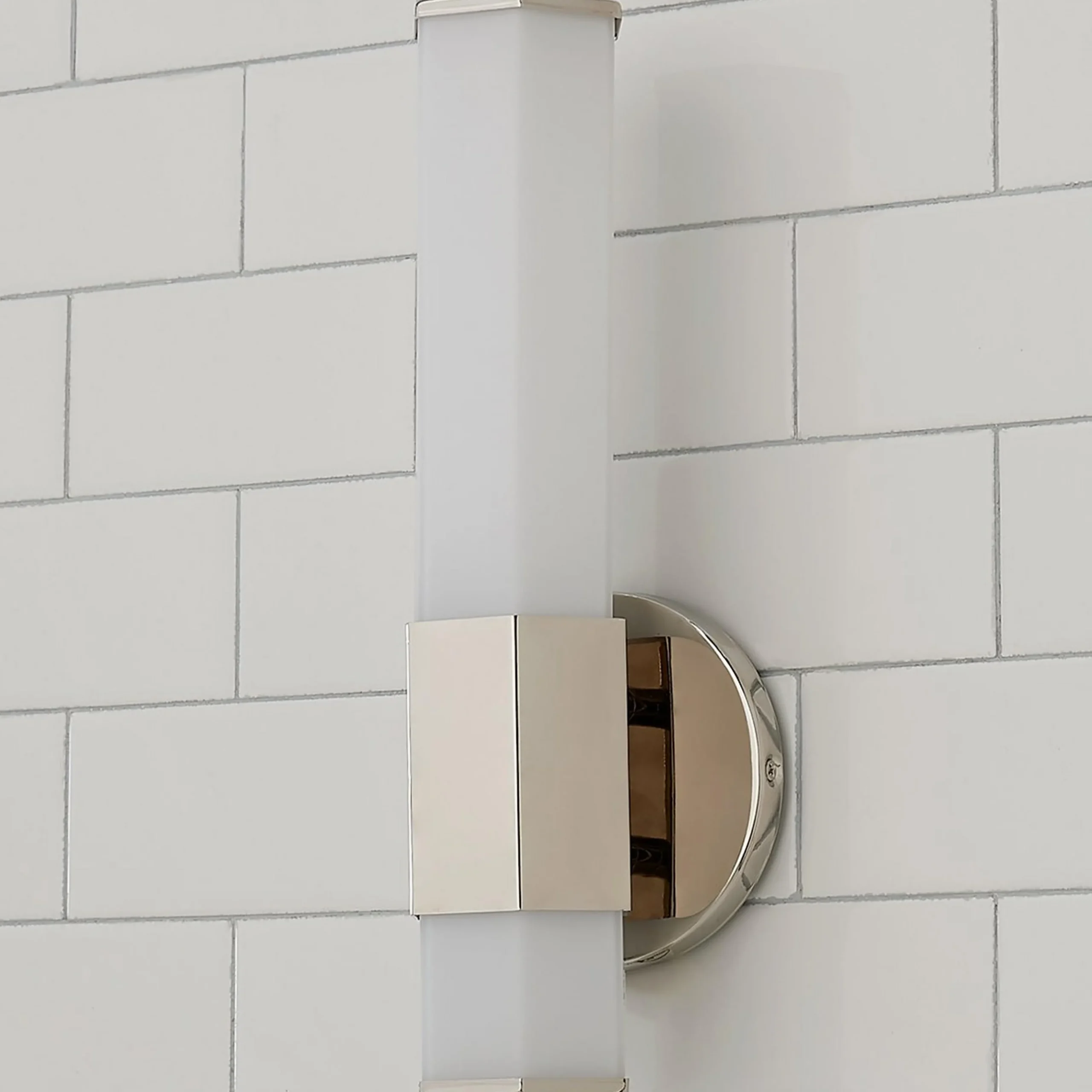 Contemporary Hexagon LED Bath Sconce