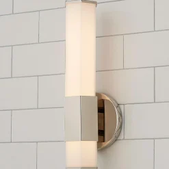 Contemporary Hexagon LED Bath Sconce