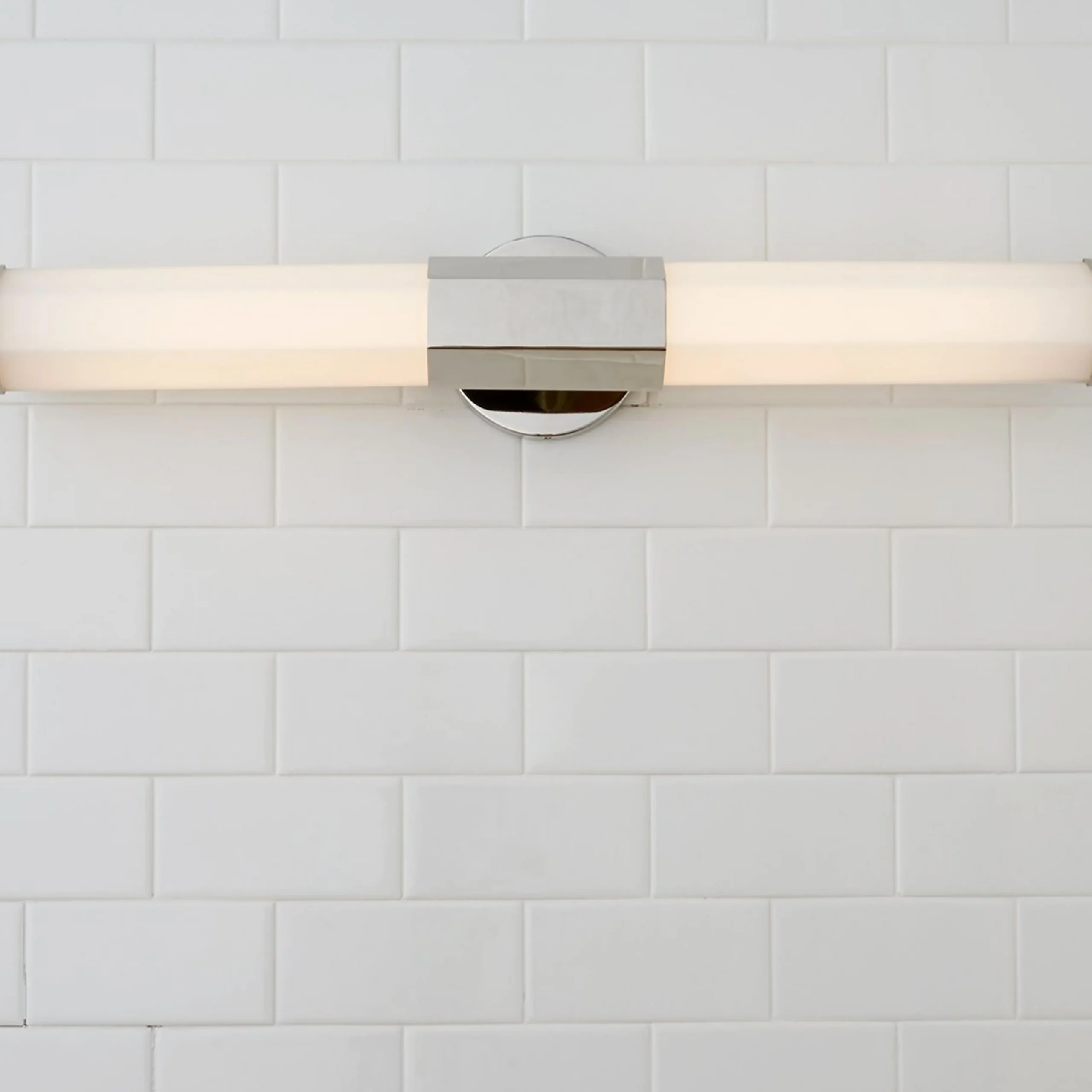 Contemporary Hexagon LED Vanity Light - Small