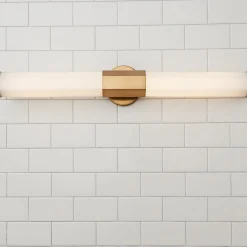 Contemporary Hexagon LED Vanity Light - Medium