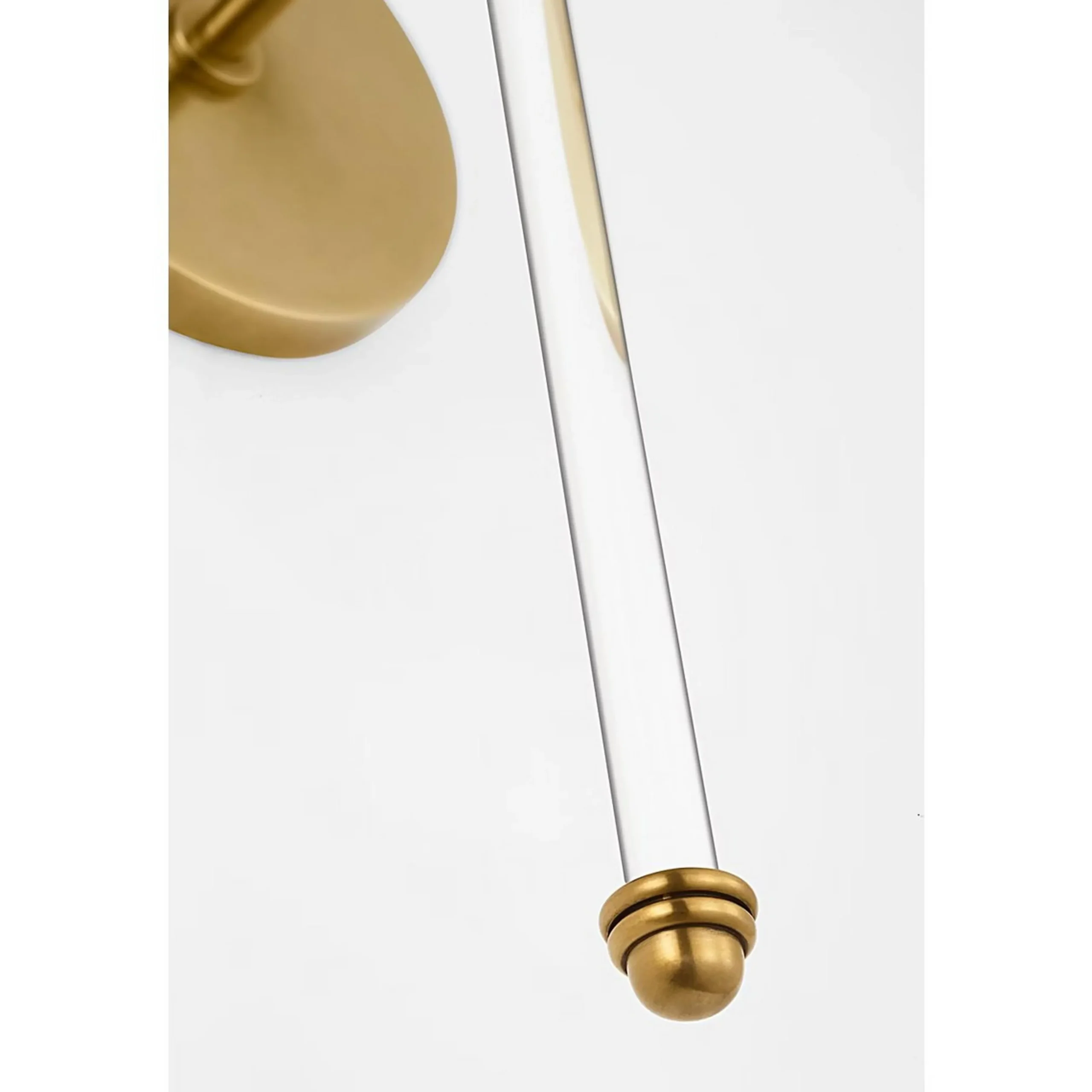 Contemporary Shaded Rod Rechargeable LED Cordless Sconce