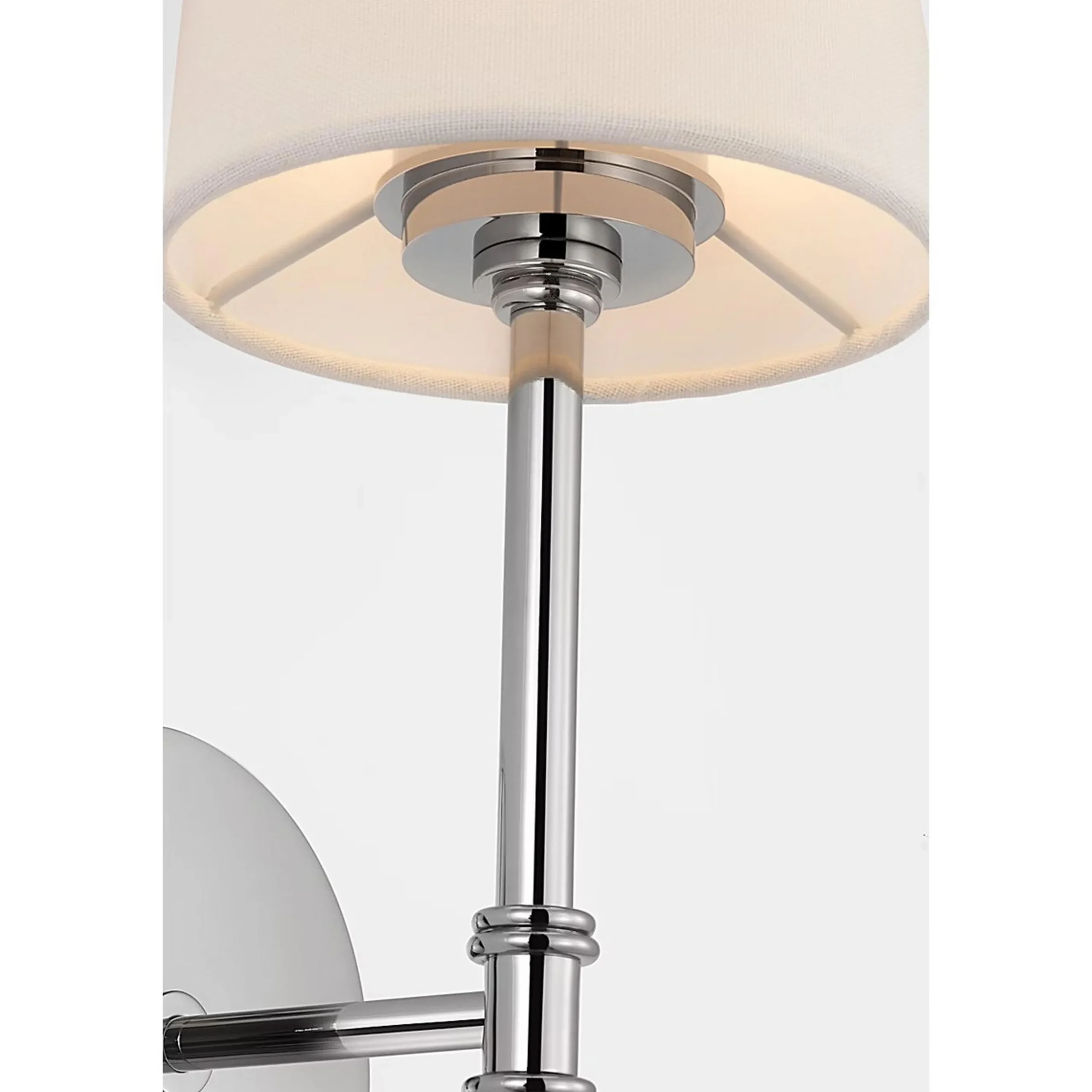 Contemporary Shaded Rod Rechargeable LED Cordless Sconce