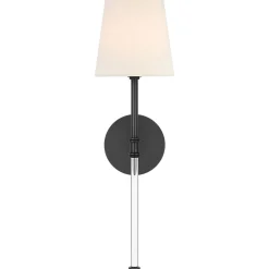Contemporary Shaded Rod Rechargeable LED Cordless Sconce
