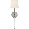 Contemporary Shaded Rod Sconce