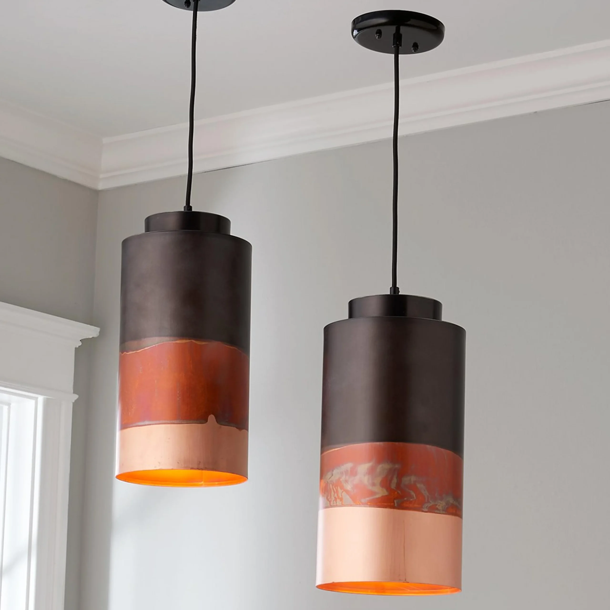 Copper Ombre Pendant - Large
