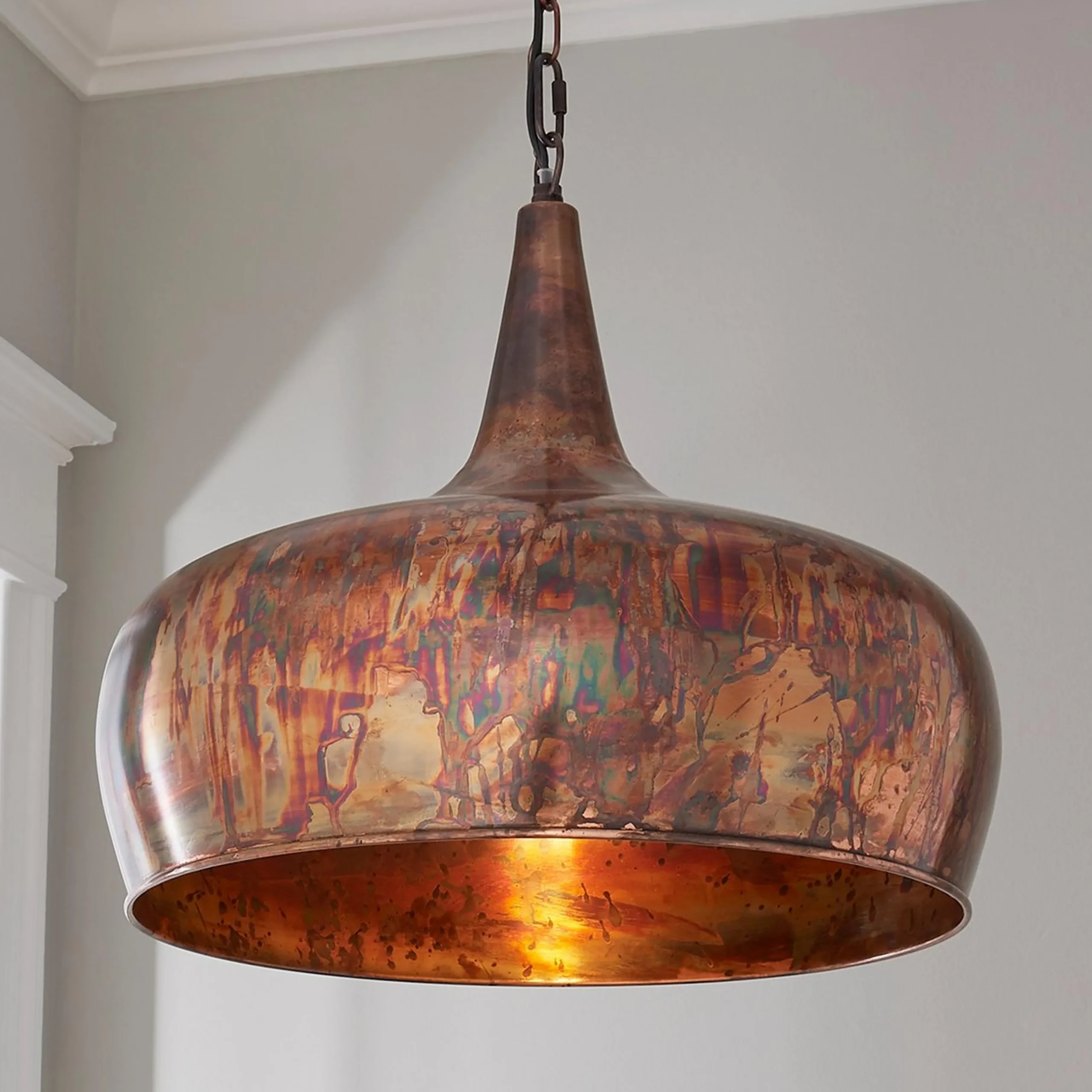 Copper Onion Dome Pendant