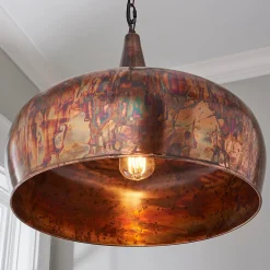 Copper Onion Dome Pendant