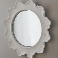 Coral Curve Mirror - Round