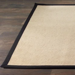 Cotton Binding Wool Sisal Rug