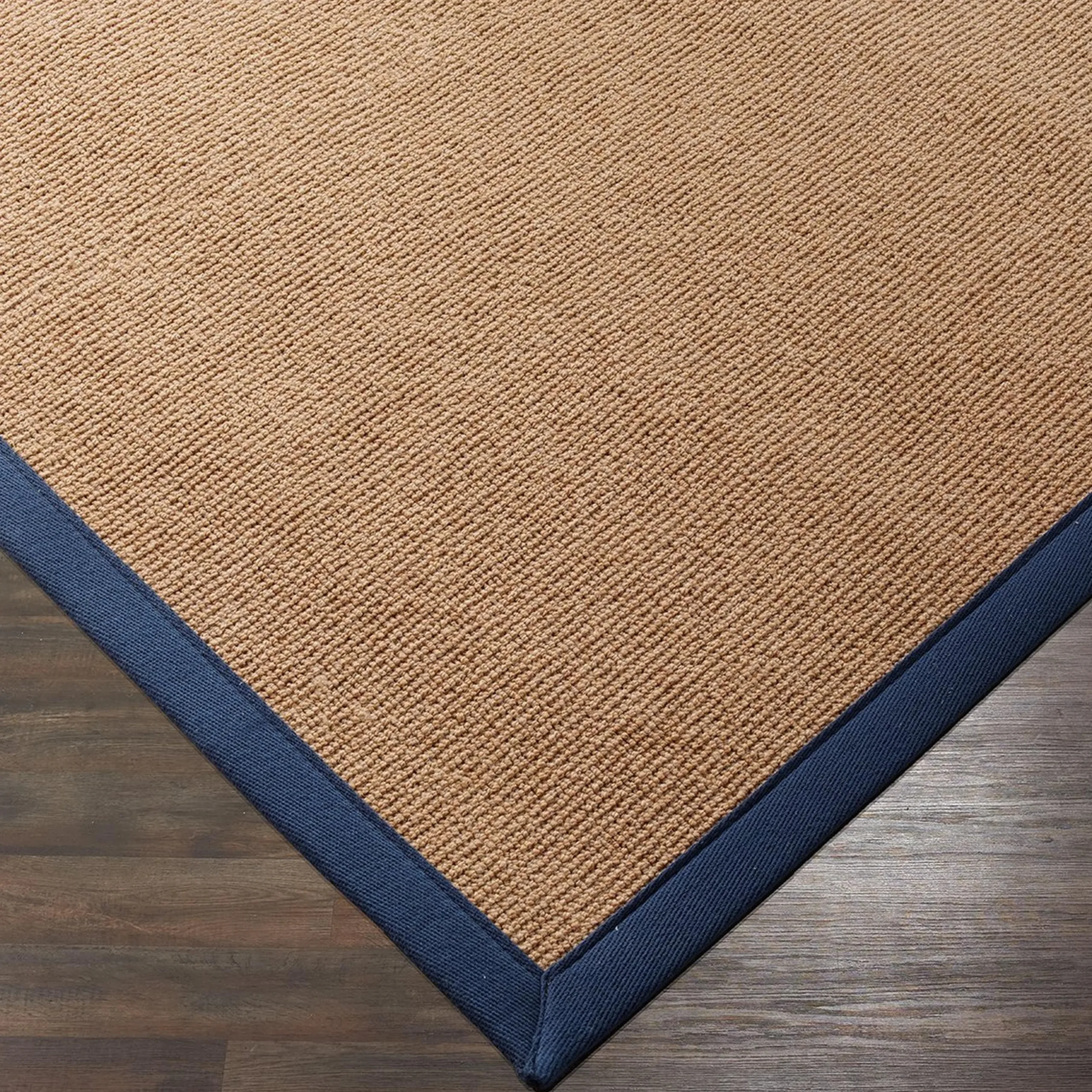 Cotton Binding Wool Sisal Rug