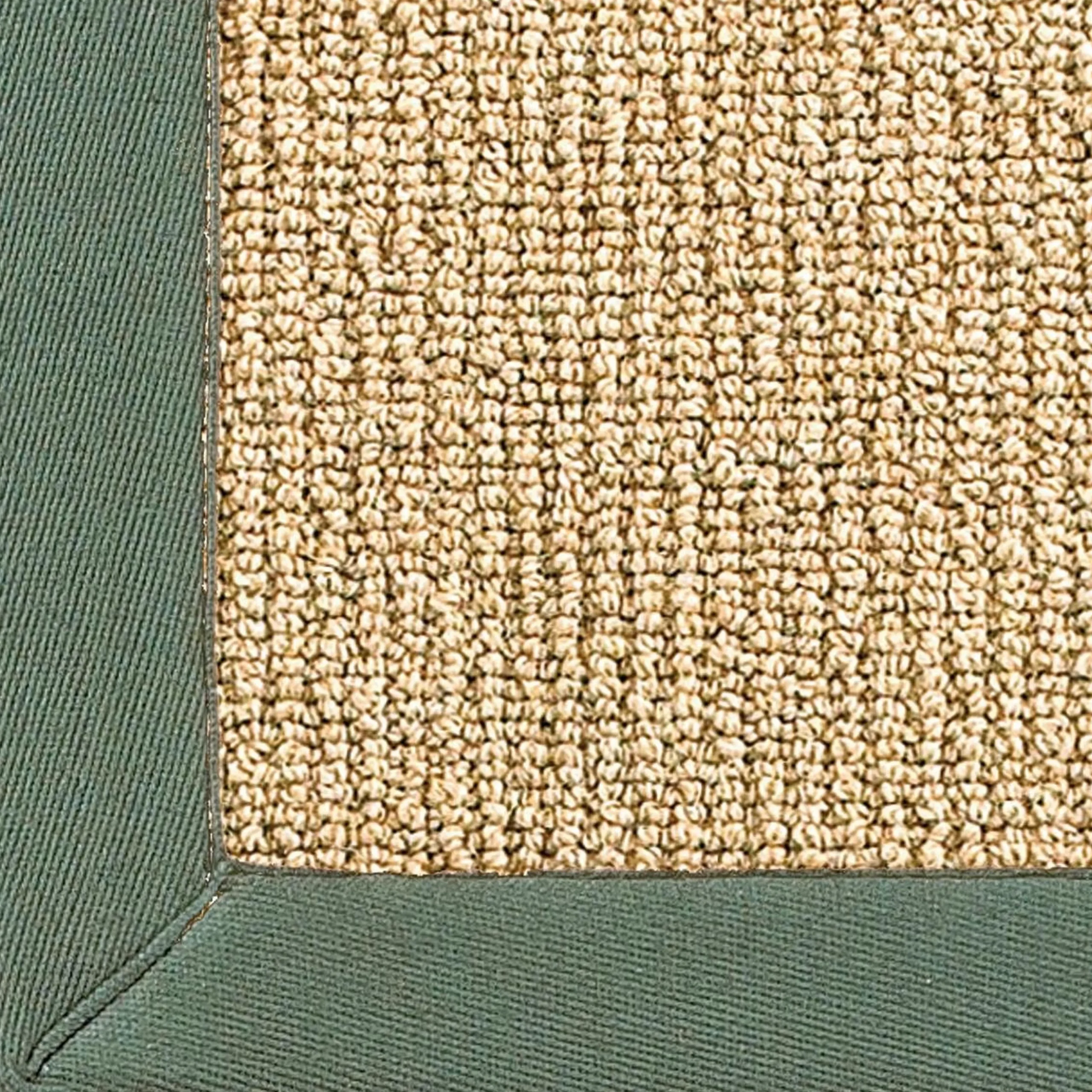 Cotton Binding Wool Sisal Rug