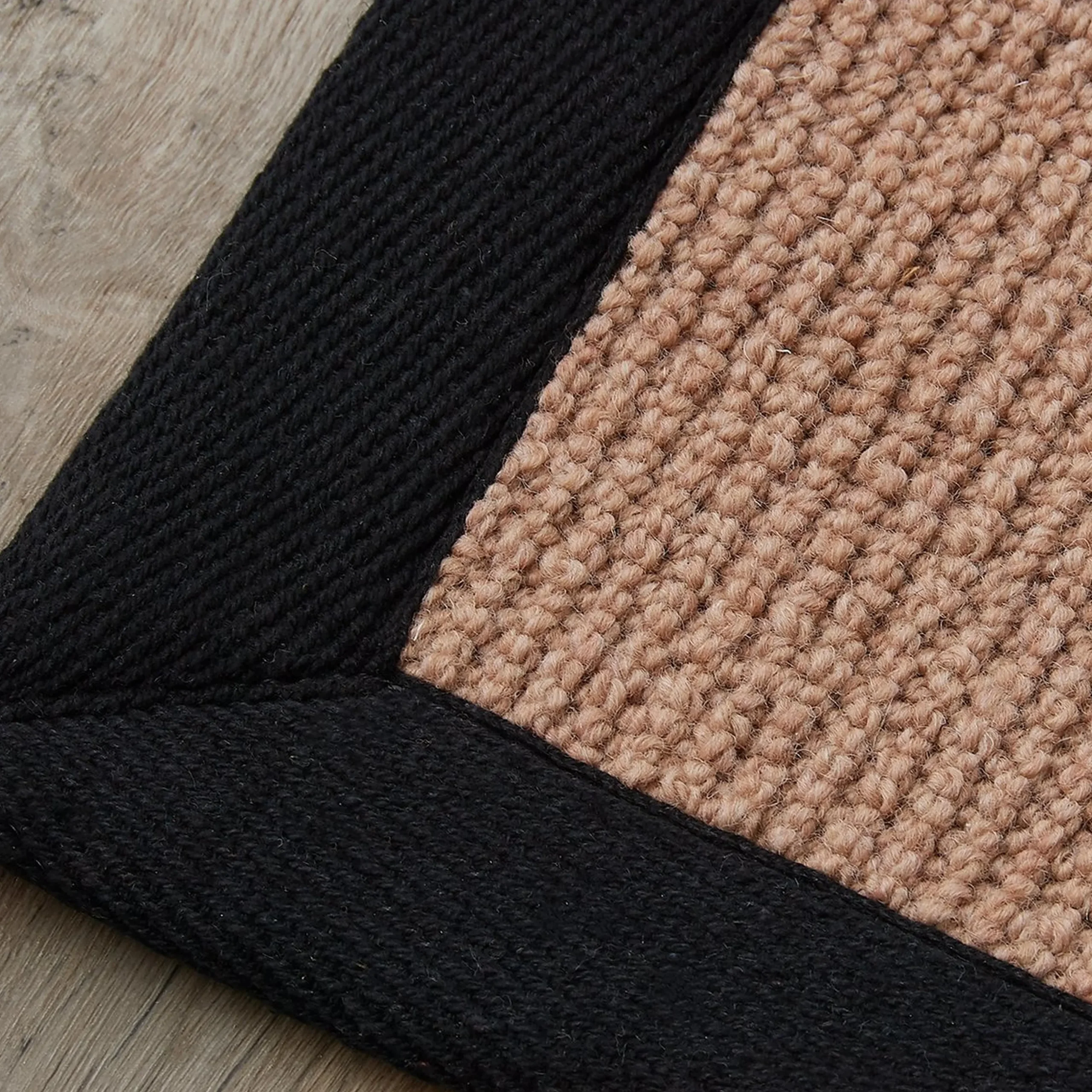 Cotton Binding Wool Sisal Rug