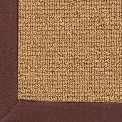 Cotton Binding Wool Sisal Rug