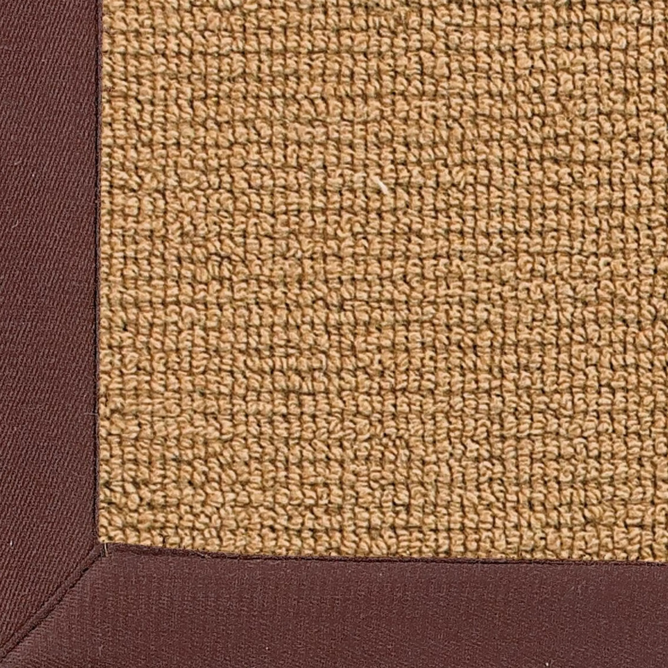 Cotton Binding Wool Sisal Rug