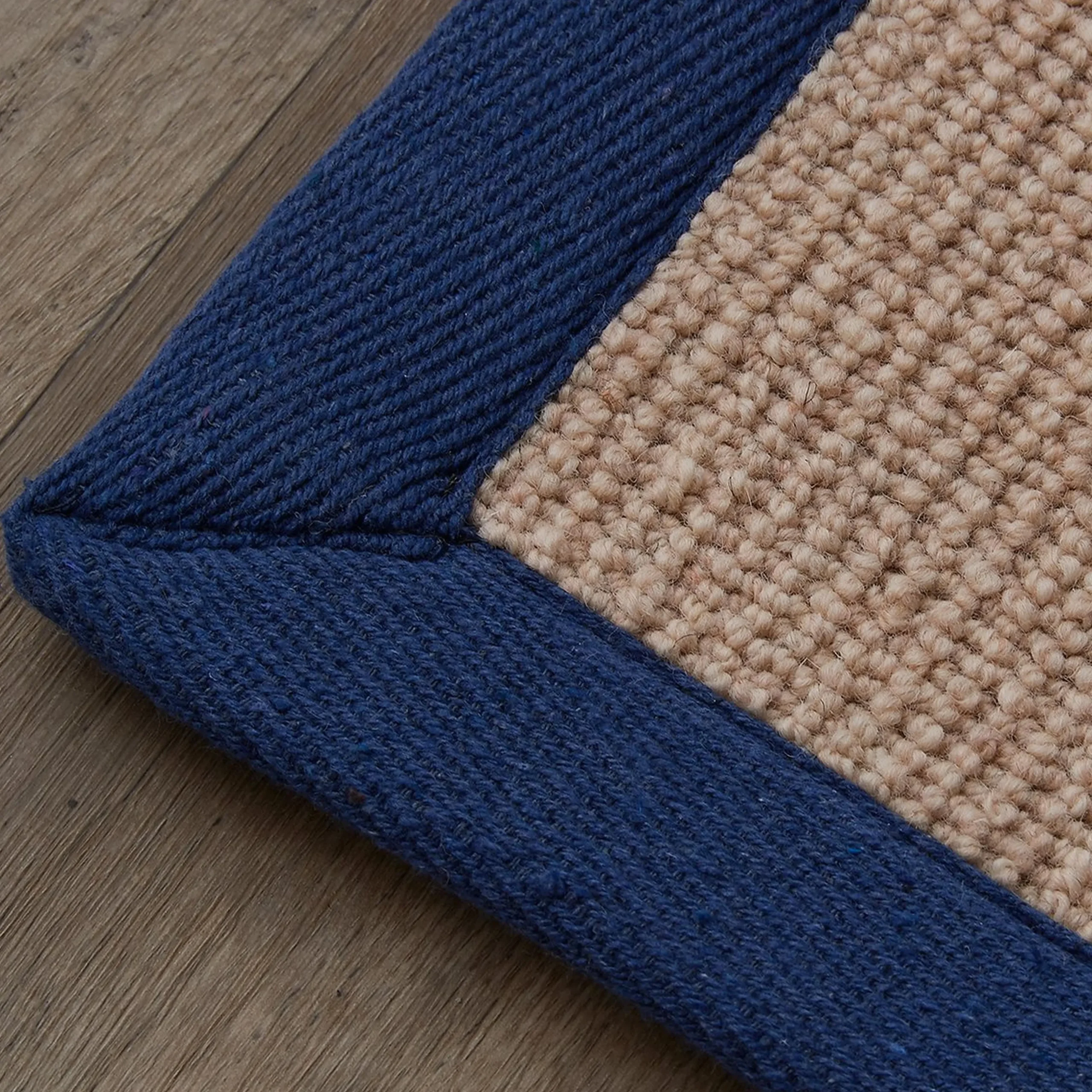 Cotton Binding Wool Sisal Rug