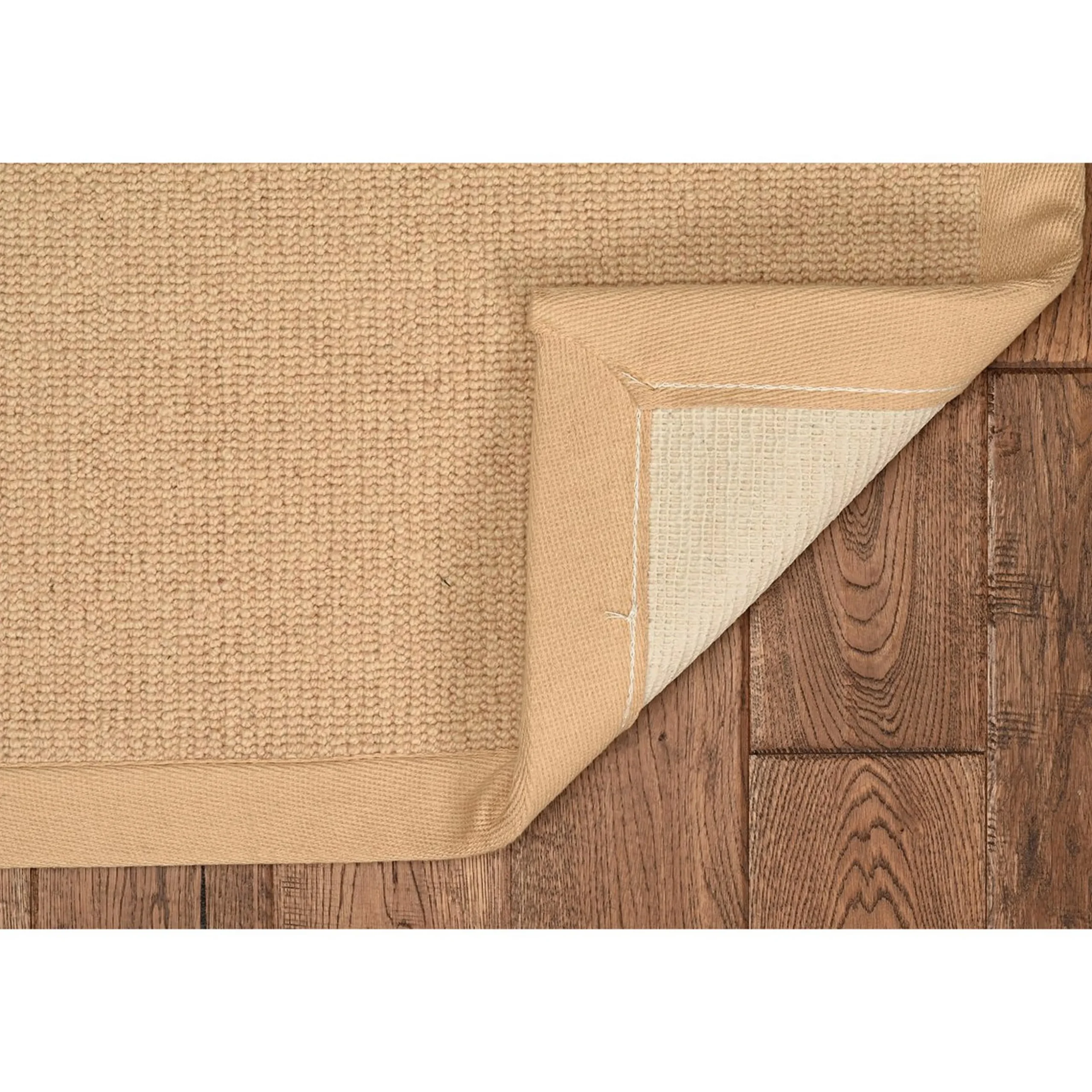 Cotton Binding Wool Sisal Rug