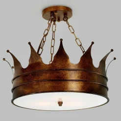 Crown Semi-Flush Ceiling Light
