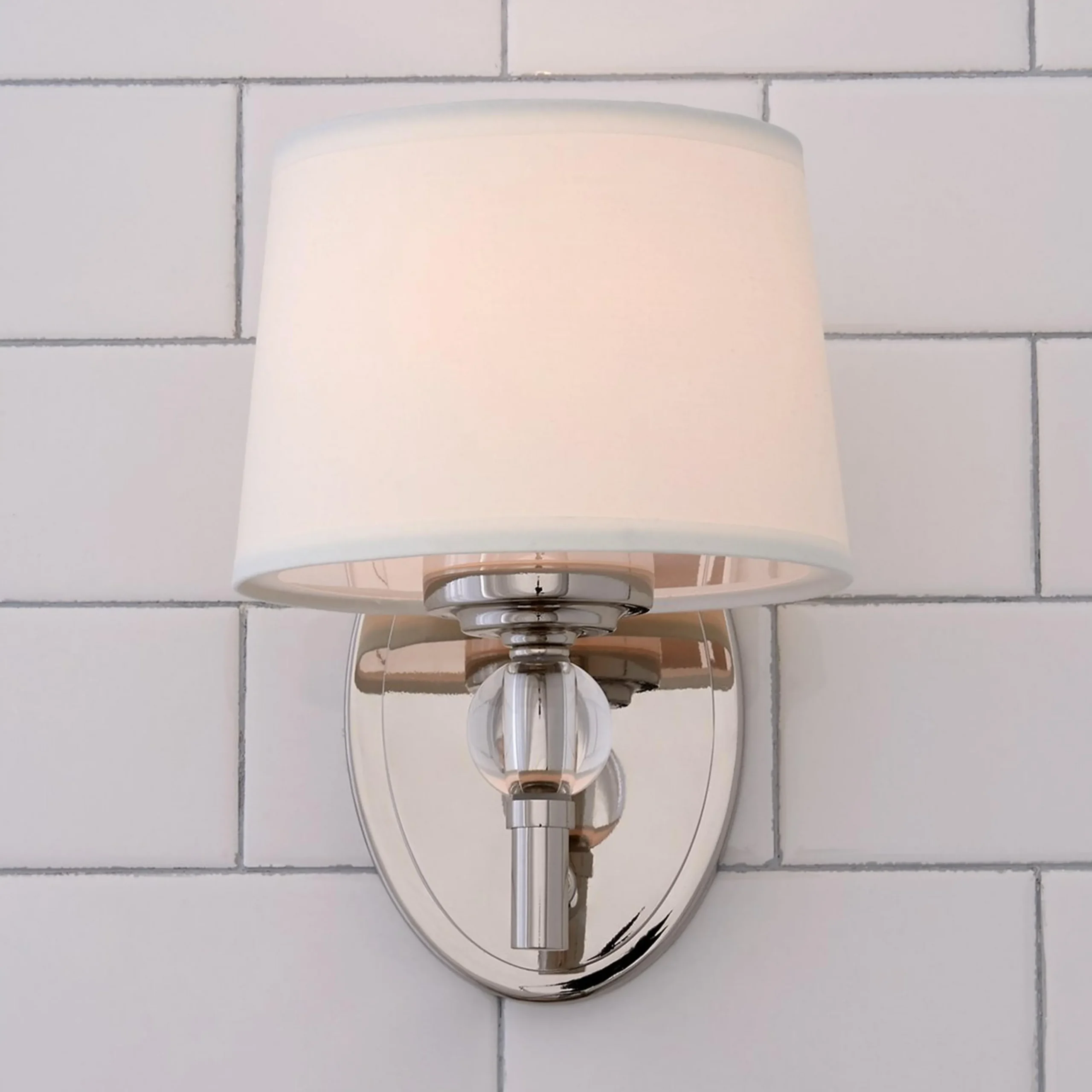 Crystal Accent Bath Sconce