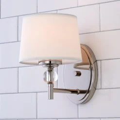 Crystal Accent Bath Sconce