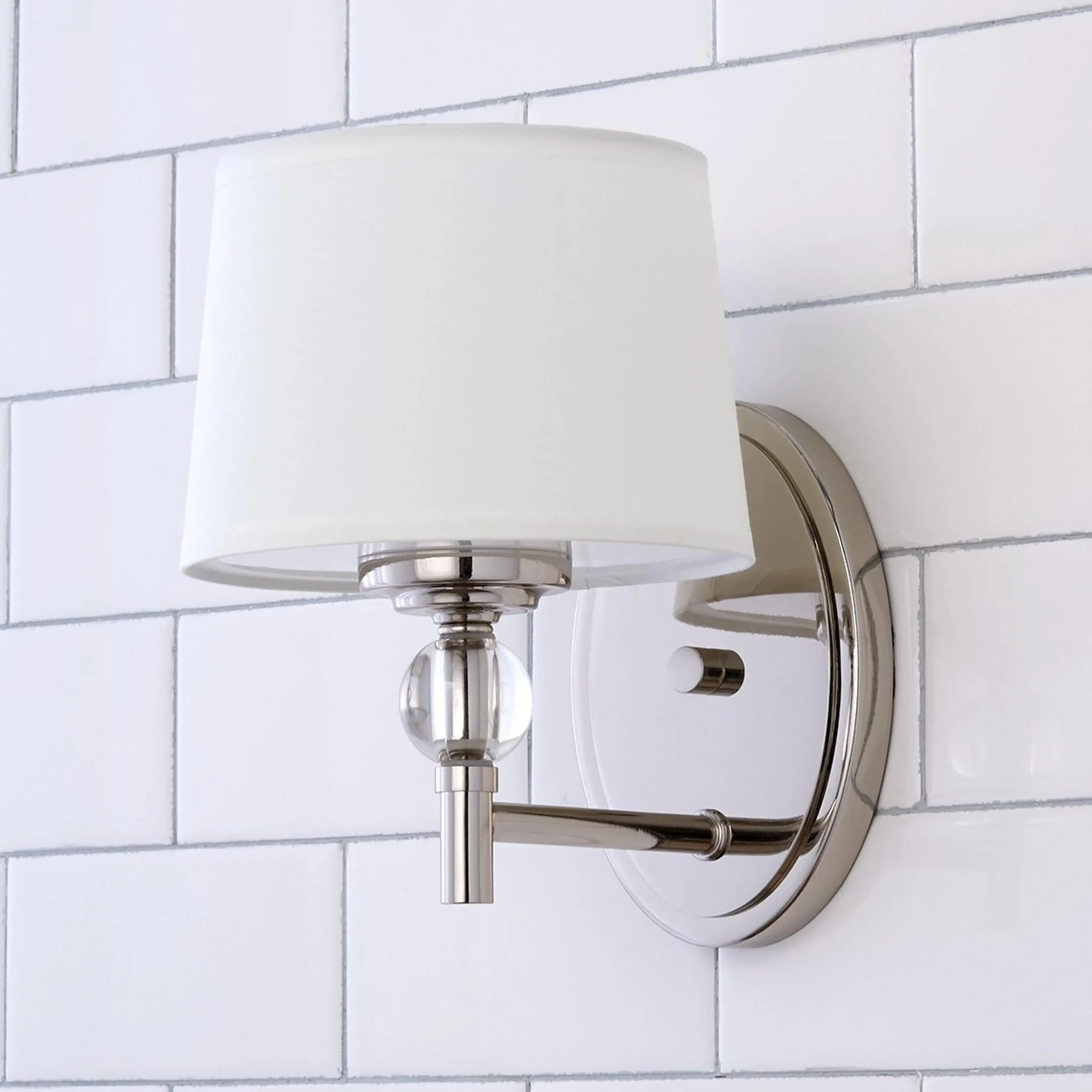 Crystal Accent Bath Sconce