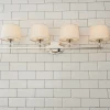 Crystal Accent Vanity Light - 4 Light