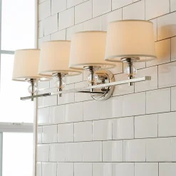 Crystal Accent Vanity Light - 4 Light
