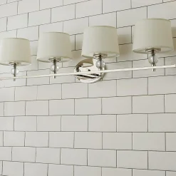 Crystal Accent Vanity Light - 4 Light