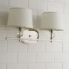 Crystal Accent Vanity Light - 2 Light