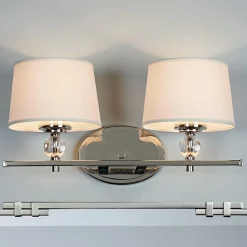 Crystal Accent Vanity Light - 2 Light