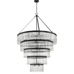 Crystal Alstro Five-Tier Chandelier