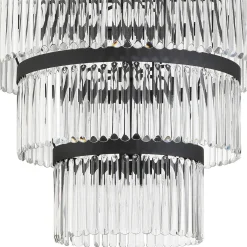 Crystal Alstro Four-Tier Chandelier
