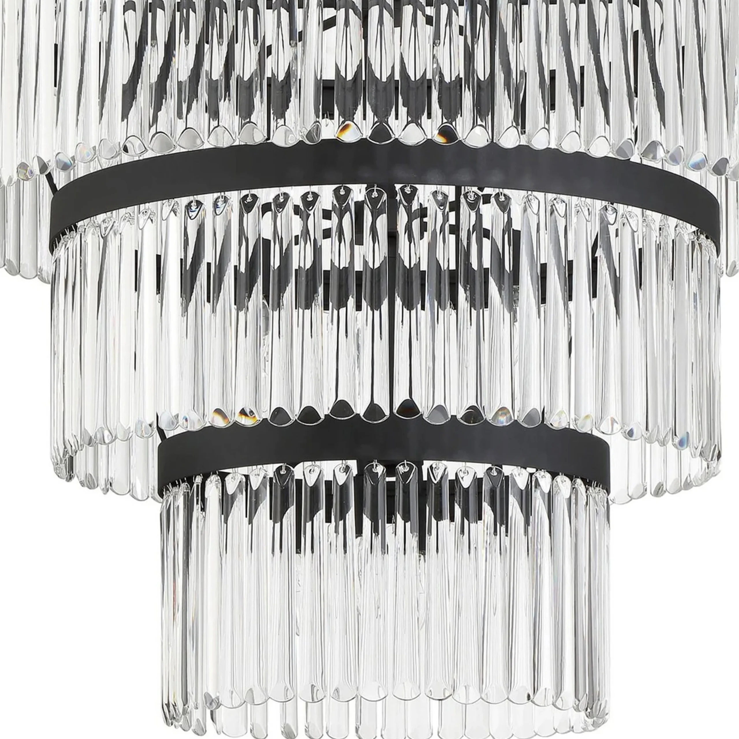 Crystal Alstro Four-Tier Chandelier