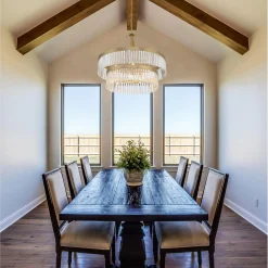 Crystal Alstro Two-Tier Chandelier