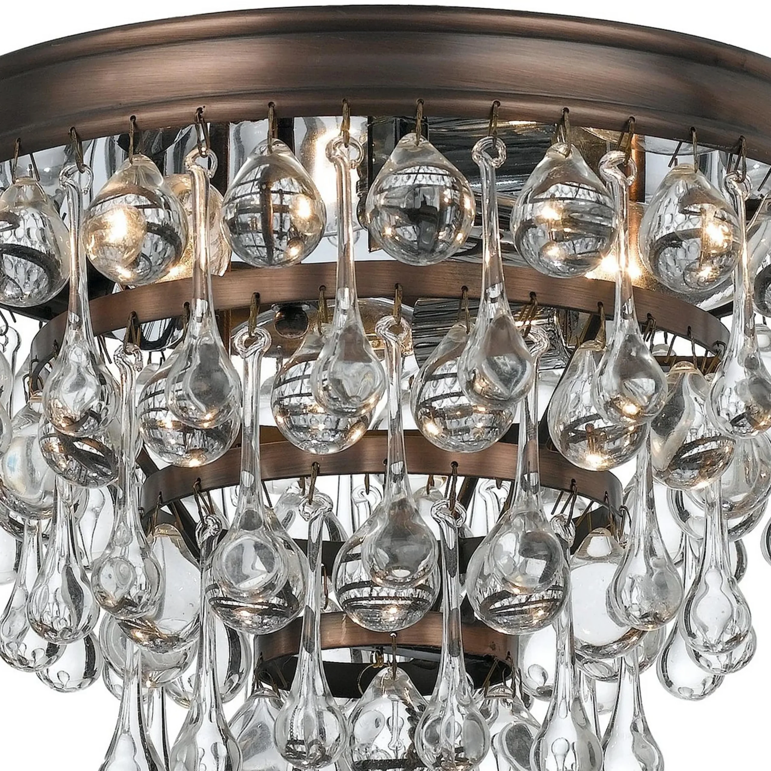 Crystal Ball Wedding Cake Ceiling Light