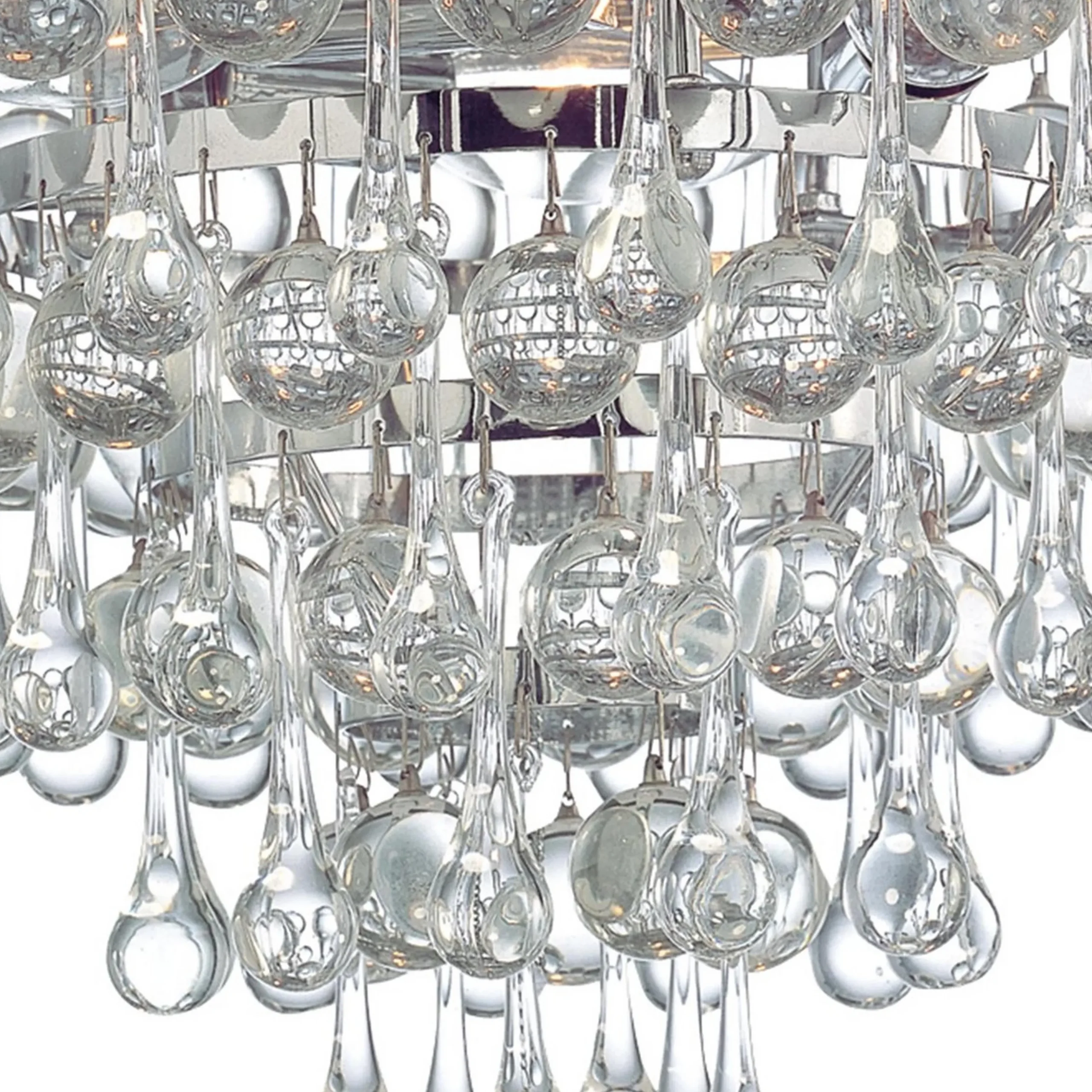 Crystal Ball Wedding Cake Ceiling Light