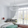 Crystal Ball Wedding Cake Chandelier