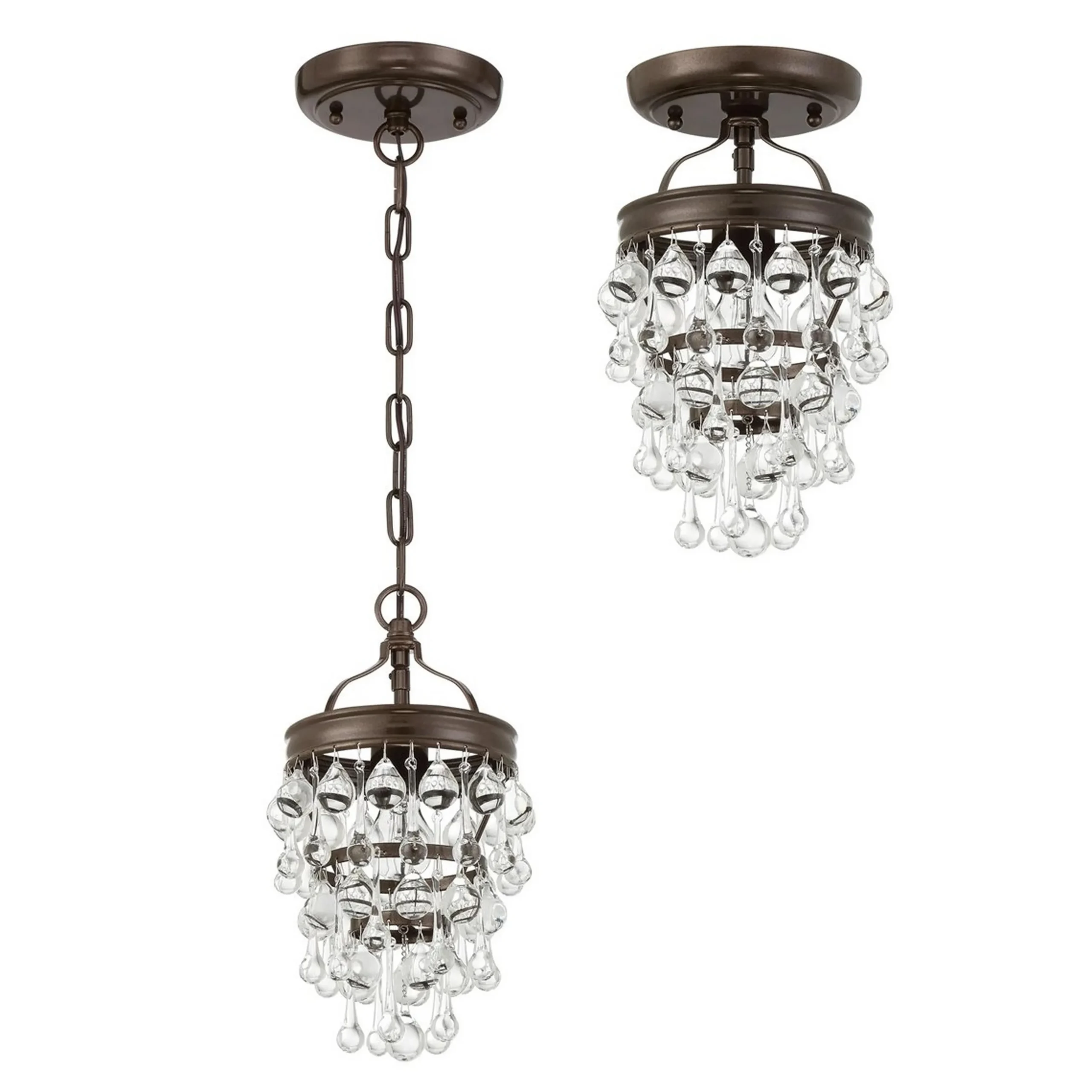 Crystal Ball Wedding Cake Pendant - Convertible