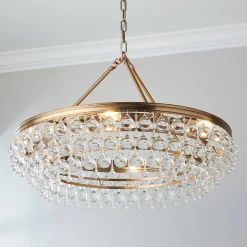 Crystal Ball Wedding Cake Chandelier