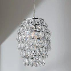 Crystal Curtain Mini Pendant Light