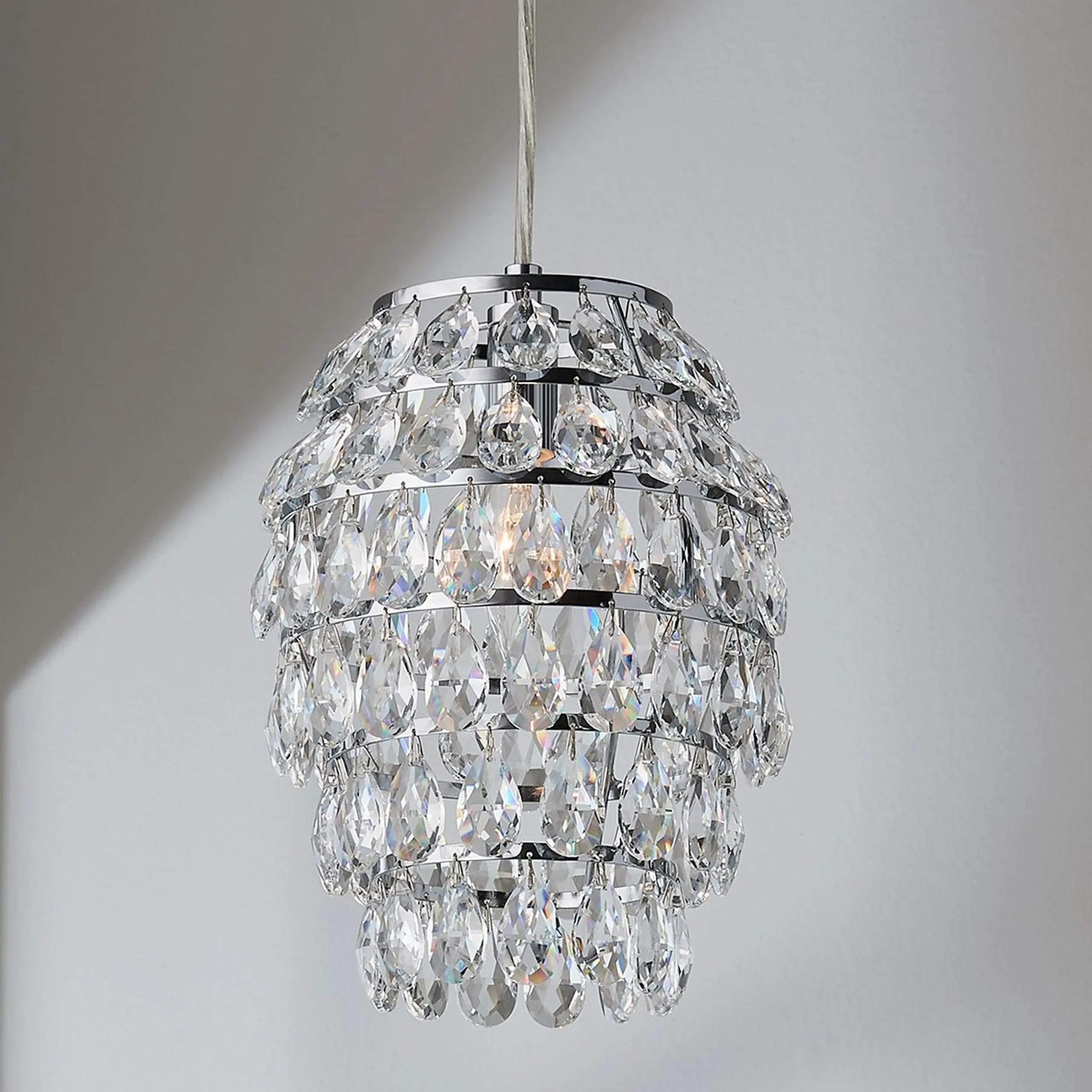 Crystal Curtain Mini Pendant Light
