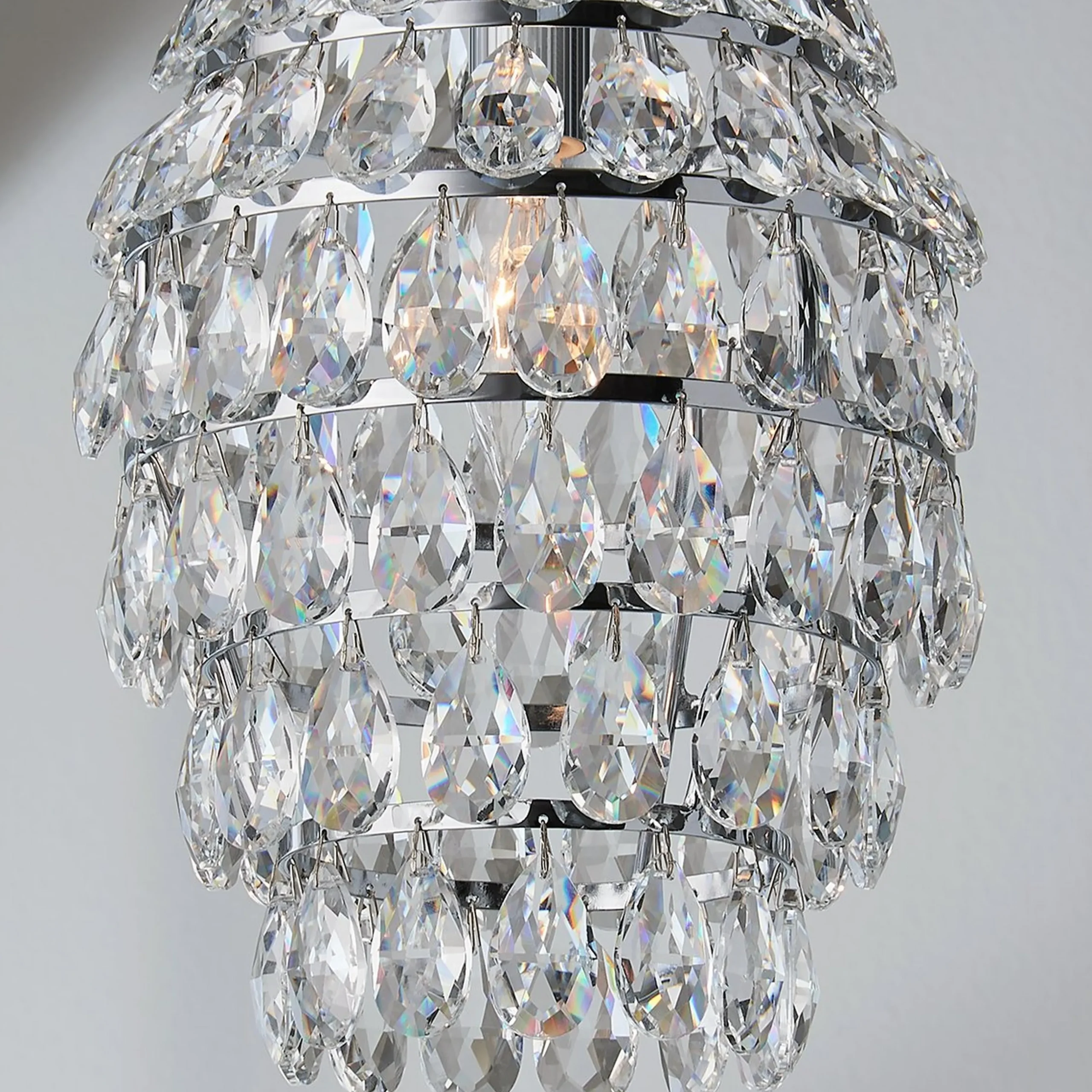 Crystal Curtain Mini Pendant Light