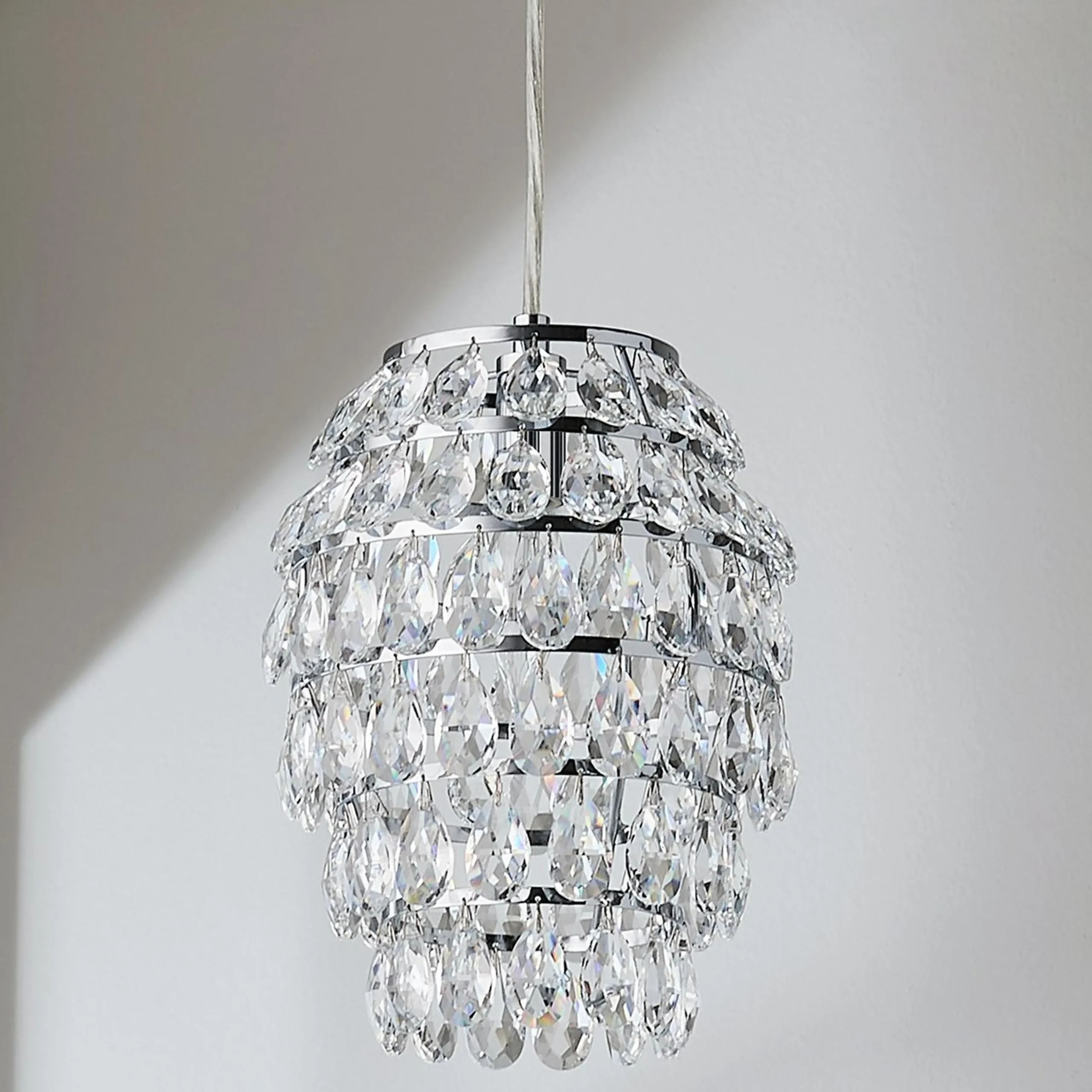Crystal Curtain Mini Pendant Light